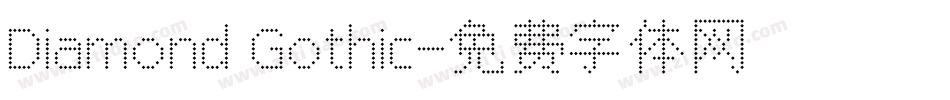 Diamond Gothic字体转换